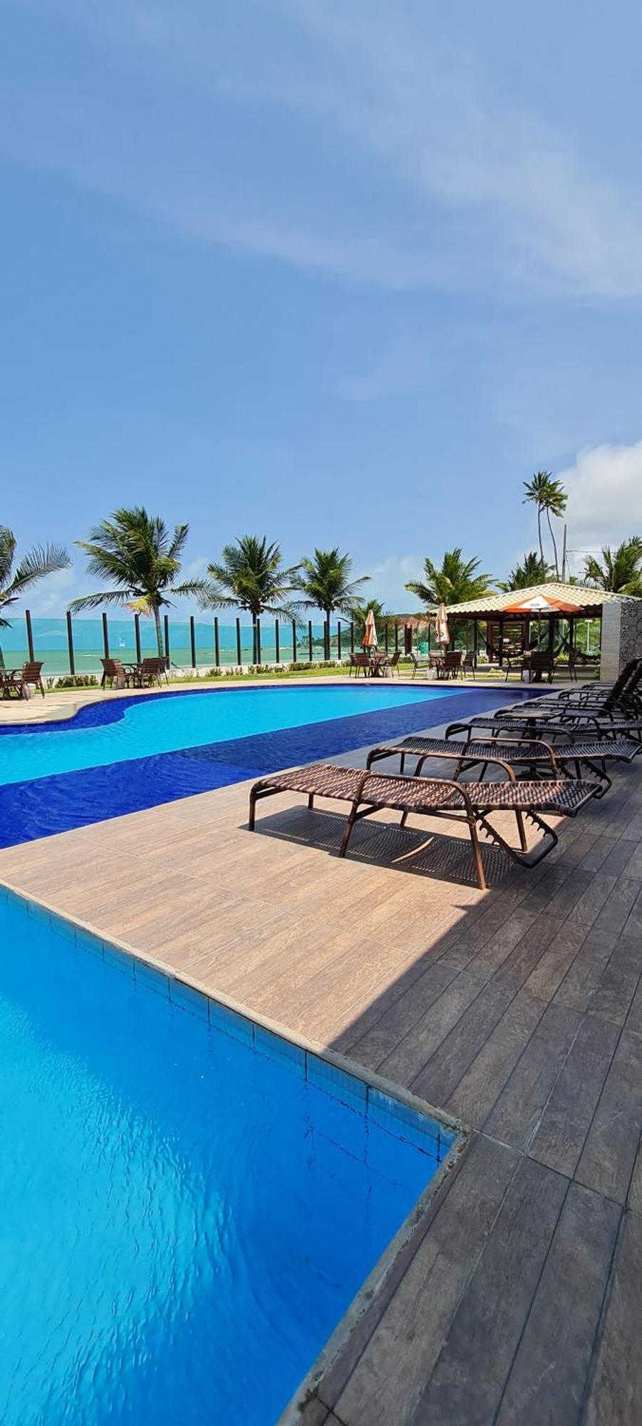 Flat Tabatinga Nord, Vista Para O Mar Конді Номер фото